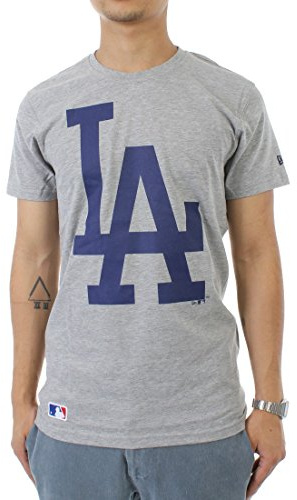 New Era Team Nos OG T-Shirt Men LA Dodgers Hellgrau, Größe:S
