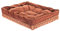 e-wicker24 Alles aus Weide Corbeille pour Chien ou Chat rectangulaire,Panier, lit, canape, doublée avec Joli Coussin (Naturel)