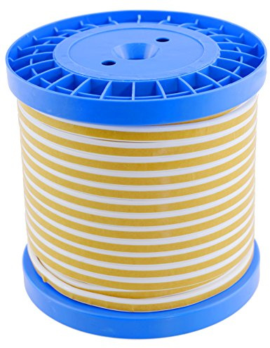 FlaDiBa - die schnelle Dichtung - PTFE-Flachdichtungsband - weich/formbar - weiß - 10mtr auf Spule - 20 x 7 mm - einseitig selbstklebend