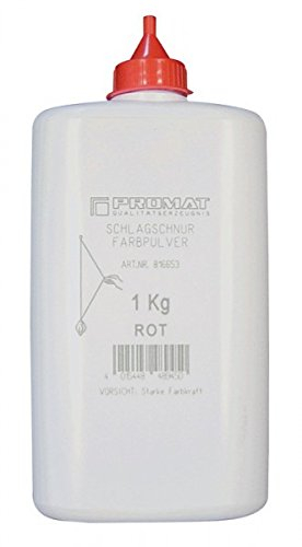 KAYSER 816653 Kreide für Schlagschnurautomat 1000g rot