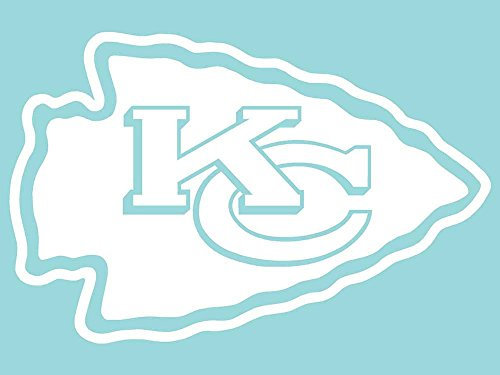 Old Glory Caseys Kansas City Chiefs gestanzt Aufkleber – 20,3 x 20,3 cm weiß Lizenzprodukt Sports Merchandise