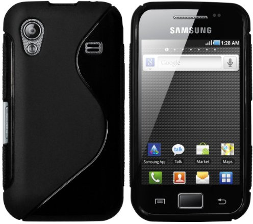mumbi Hülle kompatibel mit Samsung Galaxy Ace Handy Case Handyhülle, schwarz