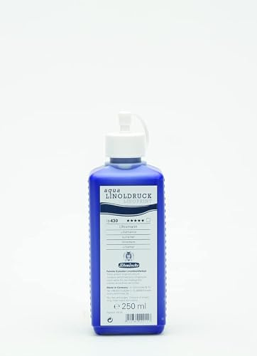 Schmincke : Aqua : Linoprint Ink : 250ml : Ultramarine