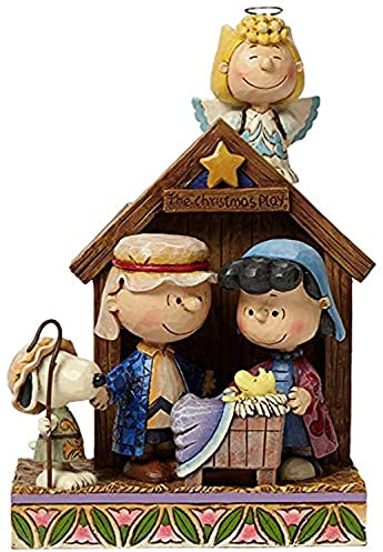 Enesco Peanuts by Jim Shore Peanuts Weihnachtsfestzug Figur