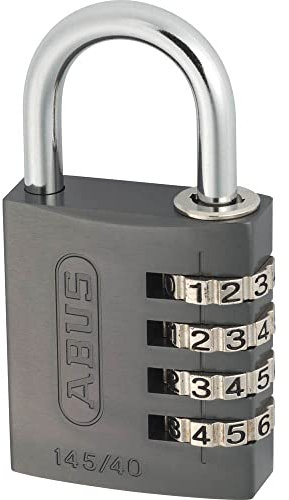 ABUS 465659 1Stück (S) Vorhängeschloss – Überfalle Titan, Aluminium, 55 g, 1 Stück (S))
