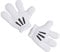 NET TOYS Micky Handschuhe Maus Riesenhände Mini Maus Riesenhandschuhe Paar Jumbo Handschuh Comichände Comic Figur Körperteile Karnevalskostüme Accessoires