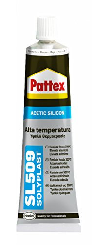 Silicone Alta Temperatura 'Sl509' Sigillante Acetico. Ideale Per Sigillare Parti Metalliche Esposte Ad Alta Temperatura (250° C In Continua), Flange Di Caldaie, Stufe, Canne Fumarie.