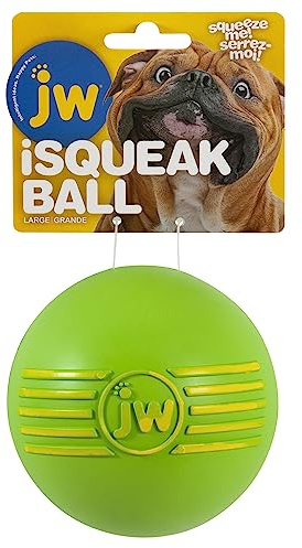JW Dog Toy iSqueak Ball Large