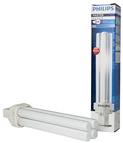 Philips MASTER PL-C Xtra 2 Pin 17.9W G24d-2 B Blanc chaud ampoule fluorescente