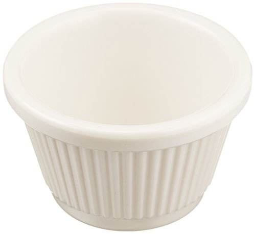 Winco Fluted Ramekins, 1.5-Ounce, Bone - 12 Pieces