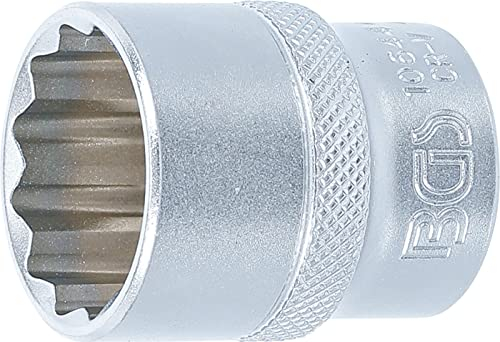 BGS 10644 | Llave de vaso 12 caras | entrada 12,5 mm (1/2) | 24 mm