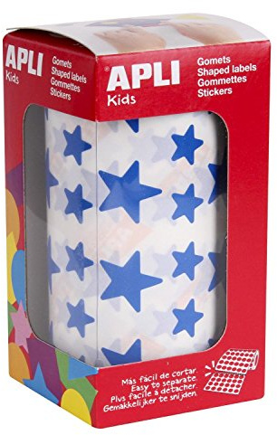 APLI Kids 4888 Blue Star Gummirolle