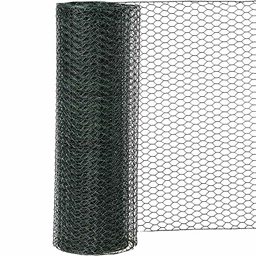 Sechseckgeflecht PVC grün 13/500 10 m