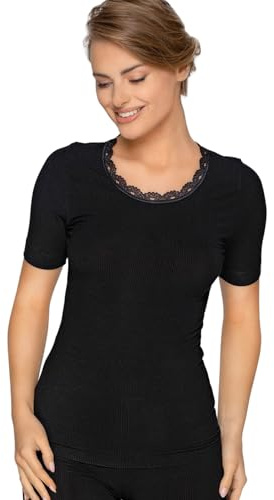 Nina von C. Body & Soul Shirt 1/2 Arm Größe 46, Farbe schwarz