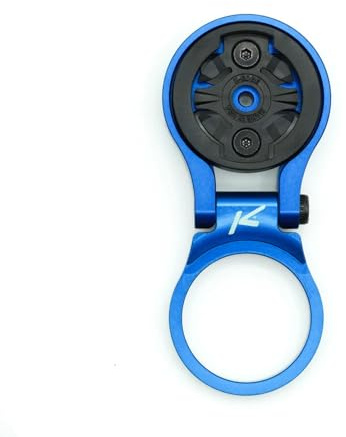 K-Edge Adjustable Stem Bicycle Computer Mount, Garmin, Blue