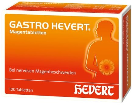 Gastro Hevert Magen Tabletten, 100 St. Tabletten | bei nervösen Magenbeschwerden