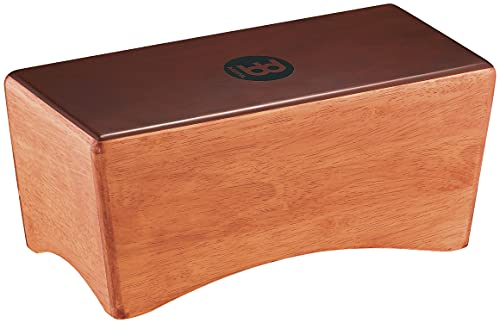 Meinl Percussion Bongo Cajon Instrument - rückenschonende Trommelkiste mit Snare, Bass und Bongo Sound - Schlagfläche Braun (BCA1SNT-M)