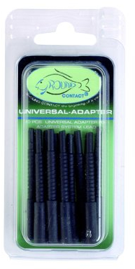 Jenzi Stippruten-Endaufsatz Stonfo 1,25mm - Schwarz - 2 Stück - Original STONFO - PKW kompatibel - Fischerruten-Endaufsatz