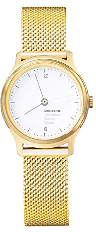 Mondaine Damen-Armbanduhr Helvetica NO1 Light Holiday ED. Analog Quarz Edelstahl MH1.L1111.SM