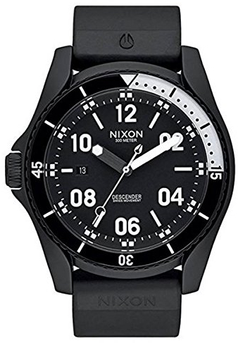 Nixon Armbanduhr Descender Sport All Black