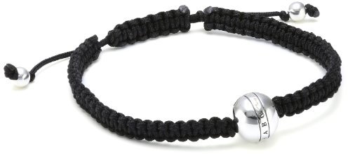Thomas Sabo Damen-Armband Sterling Silber Rebel at heart längenverstellbares Stoffarmband Breite 0,6 cm A1119-173-11-M