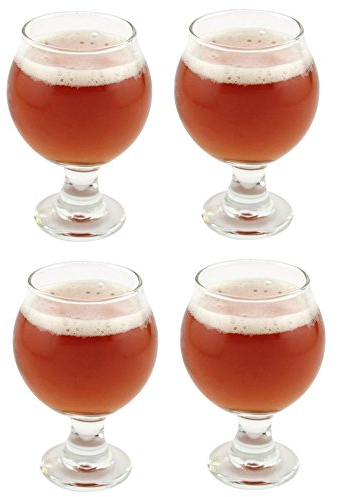 Libbey Belgian Beer Taster Glass 141,7 gram, Clear, Confezione da 4