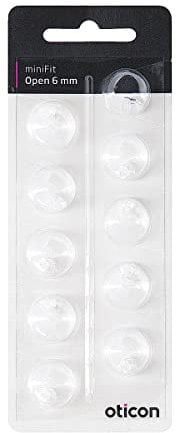 Oticon Minifit Offene Kuppeln, 6 mm, 10 Stück Oticon