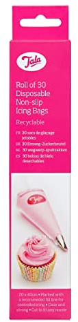 Tala 30 Large Recycable Non-Slip Icing Bags 20 x 40cm, Disposable