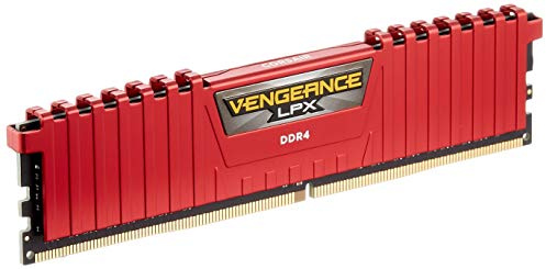 Corsair Vengeance LPX 8GB (2x4GB) DDR4 2133MHz C13 XMP 2.0 High Performance Desktop Arbeitsspeicher Kit, rot