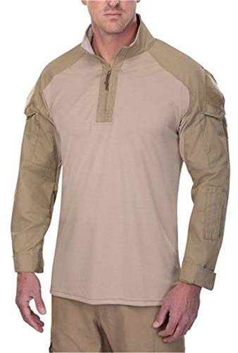 Vertx Herren F1vtx8525dtsmall F1 VTX8525 DT Recon Combat Herrenhemd, langärmelig, Dunkelbraun, Desert Tan, Small