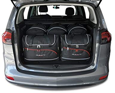 KJUST Dedizierte Kofferraumtaschen 5 stk kompatibel mit OPEL ZAFIRA C (P12) 2011-2019
