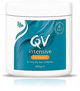 QV Cream with 10% Glycerin (500g) Rich Protective Moisturiser for Sensitive, Dry Skin, Fragrance Free, Noncomedogenic Body Cream, Hydrating Skin Care for Eczema, Psoriasis, Dermatitis, Pump Bottle