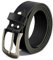 Fa.Volmer ® Gürtel Herren Ledergürtel aus Büffelleder für Männer Jeans Anzug Echtleder Schwarz 38mm breit kürzbar #10125 (Bundweite 105cm)
