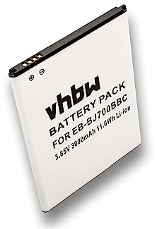 vhbw batteria compatibile con Samsung Galaxy J7 Core, J7 LTE, J7 Prime, J7 duo 2018, J7, J7 Duos smartphone cellulare (3000mAh, 3,85V, Li-Ion)