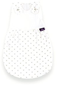 Träumeland Schlafsack LIEBMICH I Ganzjahres-Schlafsack I Außensack ohne Ärmel I Babyschlafsack mitwachsend I Kinderschlafsack waschbar I Leichter Baumwollschlafsack atmungsaktiv ab 0 Monate