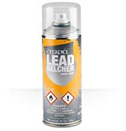 Games Workshop Citadel Leadbelcher Grundierungs-Spray, 288 g, Schwarz, 1 Stück