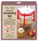 KitchenCraft Home Made Jam Strainer / Jelly Bag and Stand with Recipe in Gift Box, Plastic / Polyester, 2 Pieces, White / Red