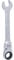 Ks Tools 503.4815 - Clé mixte à cliquet à tête inclinable à verrouillage - Gamme GEARplus® - 15 mm - En chrome Vanadium - Finition Satinée