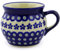 Polmedia Polish Pottery Original Bunzlauer Keramik Kugelbecher V=0,42 Liter im Dekor 166a