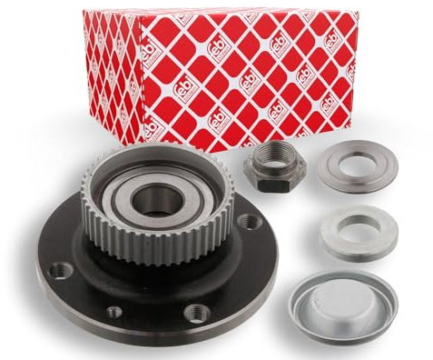 febi bilstein 34923 Radlagersatz mit Radnabe und Anbaumaterial, 1 Stück | Kompatibel mit: PEUGEOT 206 CC, 206 Schrägheck, 206 Stufenheck, 206 SW
