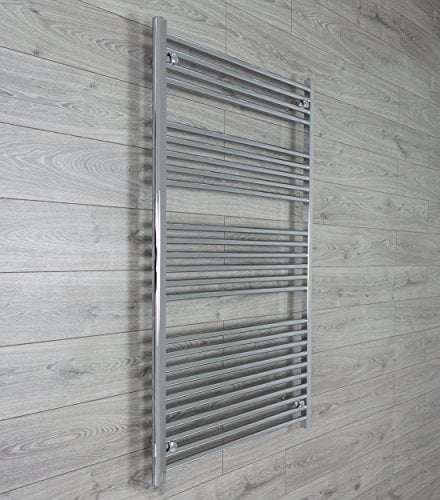 Companyblue 800mm Wide 1400mm High Chrome Heated Towel Rails Bathroom Large Towel Radiator