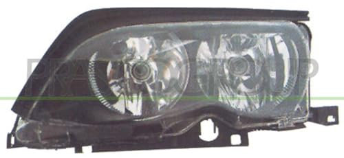 Prasco - BM0204903 - BMW - 3 Series - E46 - Mod. 09/01-02/05 - Scheinwerfer Rechts-H7+H7-Mit Lwr-Mit Motor-Schwarz