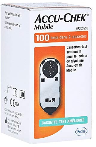 Accu-Check Mobile 2 Blutzuckermessgeräte + 100 Teststreifen günstiger Reimport