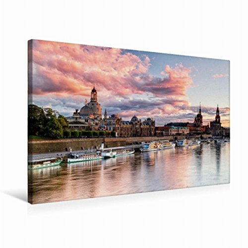 Premium Textil-Leinwand 75 x 50 cm Quer-Format Barockes Dresden | Wandbild, HD-Bild auf Keilrahmen, Fertigbild auf hochwertigem Vlies, Leinwanddruck von Gerhard Aust