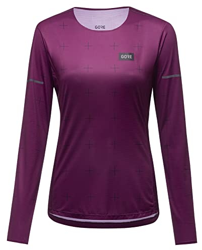 GORE WEAR Damen Contest Langarshirt Shirt, Lila, 40 EU