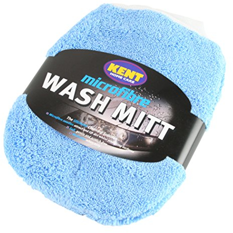Kent Car Care GKEQ2319 Microfibre Wash Mitt Colours May Vary