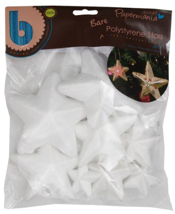 Papermania Polystyrene Stars Assorted Sizes