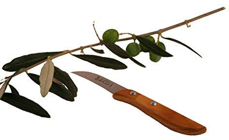 Prosudweb Couteau Office 6 cm en Bois d'olivier