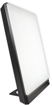 Northern Light Technologies Boxelite - 10000 Lux Light Therapy Lamp - Full Spectrum Lightbox Therapy Light for Natural Mood and Energy Enhancement, Sunlight Desk Lamp, Black