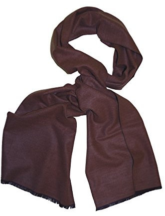 Posh Gear Herren Seiden Schal Setaforte, braun aus 100% Seide